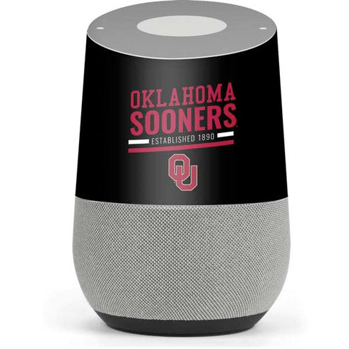 University of Oklahoma Sooners Est 1890 Google Home Skin
